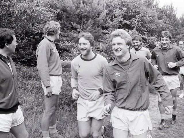Stags return to training in 1981.