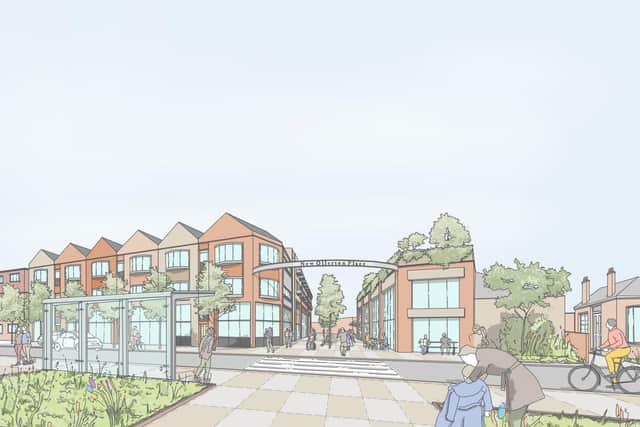 Another artist's impression of the Ollerton regeneration scheme