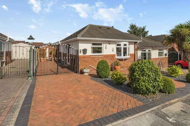 This pretty two-bedroom bungalow, with garden room extension and detached workshop, on Richmond Drive, Mansfield Woodhouse is on the market for £230,000 with estate agents Richard Watkinson and Partners.