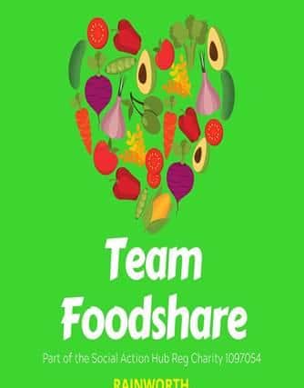 Team Food share part of the social action hub at Rainworth Picture: Amelia Betters