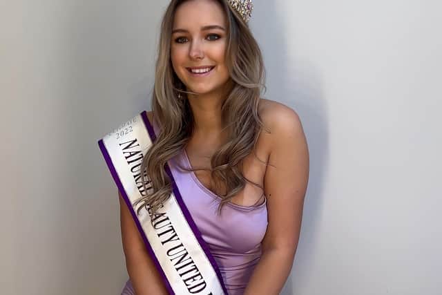 Nikita Wilson won Ultimate Natural Beauty Charity UK in 2022 for her fundraising efforts for local and national charities.