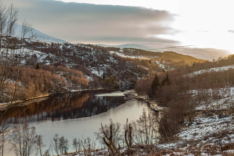 A wintery Dunalastair Water captured by Neah McGregor.