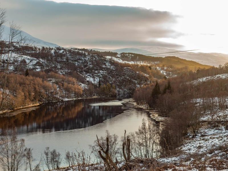 A wintery Dunalastair Water captured by Neah McGregor.