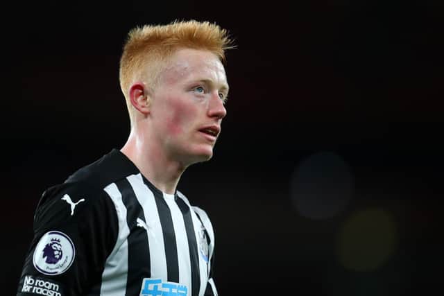 Newcastle's Matty Longstaff - deadline day Stags loan signing.