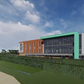 An artist's impression of Nottinghamshire Council's planned £15.7m office building at Top Wighay Farm.