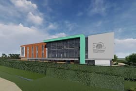 An artist's impression of Nottinghamshire Council's planned £15.7m office building at Top Wighay Farm.