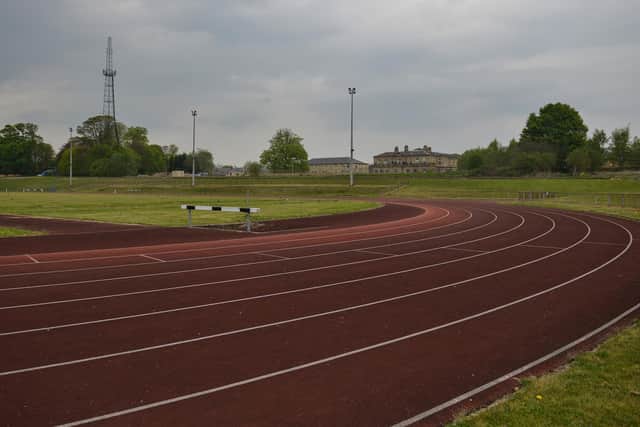 The athletics track, which will be retained at the new-look Berry Hill Park, and managed by the Mansfield Harriers club.