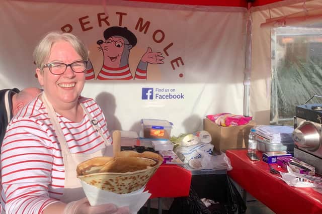 Rupert Mole staff were working non-stop throughout the day, serving delicious crepes to hundreds of visitors at Kimberley Food Fest.