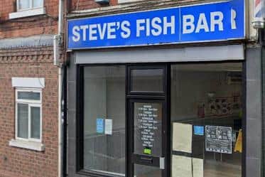 Steve's Fish Bar on Outram Street Sutton