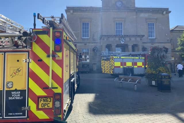 Ashfield Fire Station shared a photo from Mansfield town centre on Tuesday, September 5.