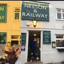 All of the letters on the Nelson and Railway pub sign have now been replaced.