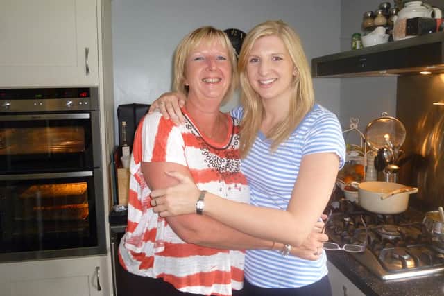 Becky Adlington with her mum Kay