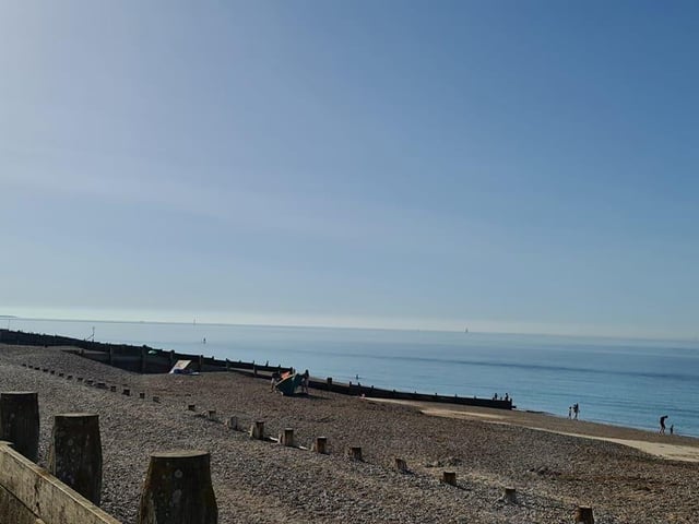 The sun looked glorious as it shone over Hayling Island at 9am today (August 7). Picture: Rachel Tinks Bull