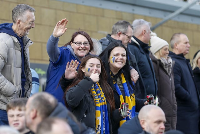Mansfield Town fans watched a great away win for Stags.