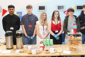 Business students created a tasty and informative fundraiser for fellow students and staff.