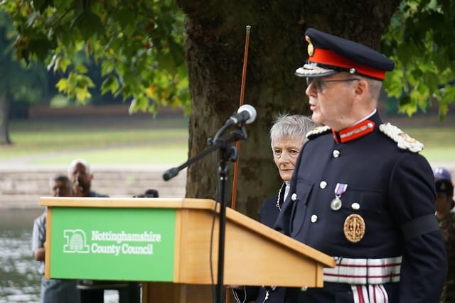 Sir John Peace, Lord Lieutenant of Nottinghamshire, pays tribute to the Queen.