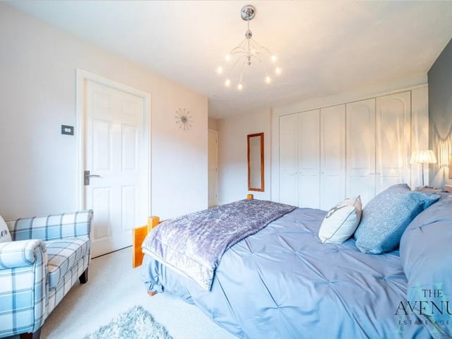 Five of the bedrooms feature fitted wardrobes, perfect for storage.