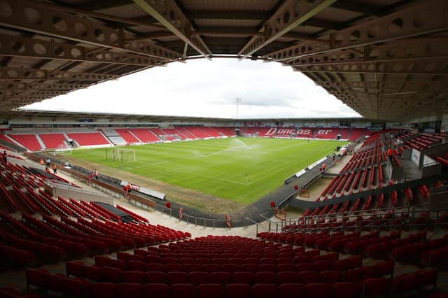 Destination Doncaster - Stags' army of fans head for the Keepmoat Stadium on Saturday.