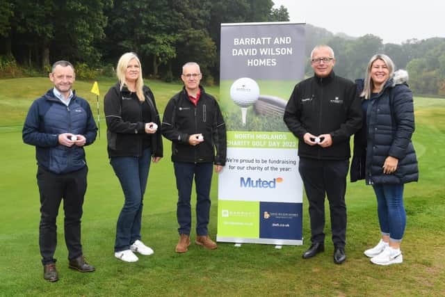 Barratt and David Wilson Homes' staff took part in a charity golf day.
