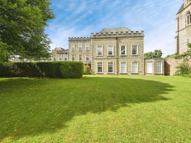 Once inside the grounds of the grade II listed building, you are immediately struck by the lush, lawned gardens, which are beautifully maintained. The one-bedroom £120,000-plus apartment we are looking for is on the ground floor.