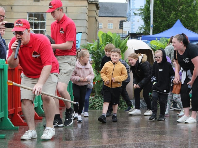 The junior velociraptors head off on the hunt for prey