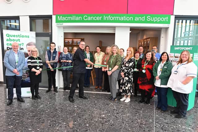 The Macmillan Cancer Information and Support Centre at is now in a new location at the entrance of King’s Mill Hospital. Photo: Submitted