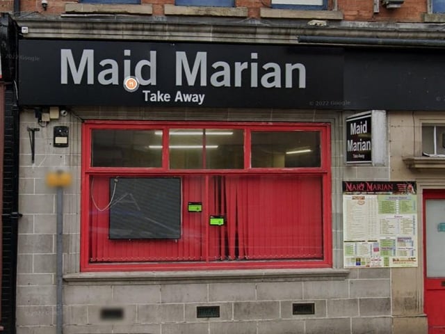 Maid Marian on Leeming Street, Mansfield, was rated three out of five on February 22
