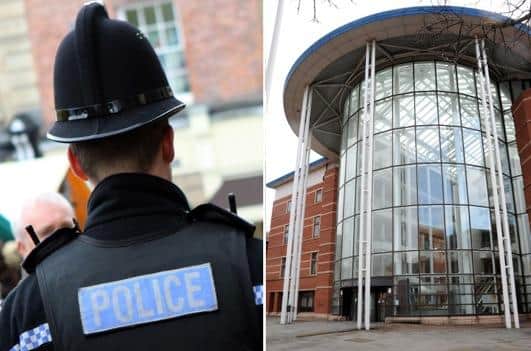 The three charged with theft appeared before Nottingham Magistrates' Court
