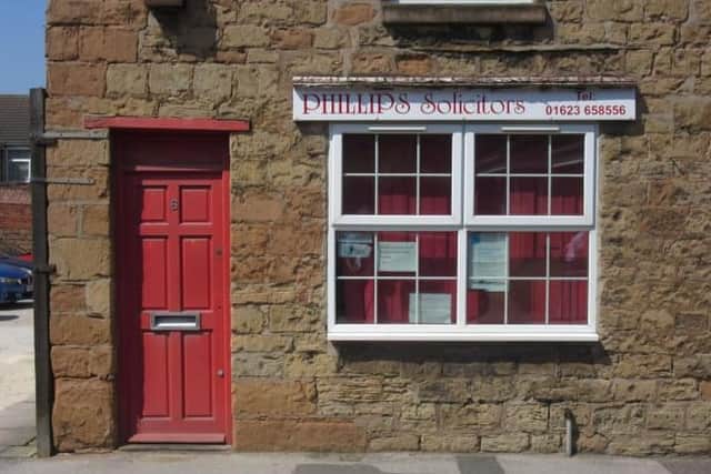 Where it all began - Phillips solicitors had humble beginnings from Danny's home on Lindley Street, before moving to its current premises on Wood Street.