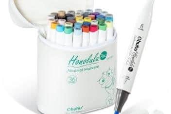 Back to school: Honolulu Plus series - available from Ohuhu in 24 colours for £29 and 36 colours for £45 and Amazon in 36 colours for £44.99.
