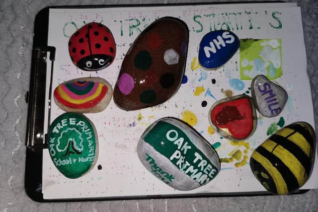 Some of the rocks in Covid the Cobra snake - Donna Buck