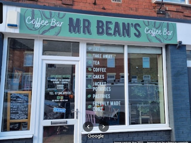 Mr Bean's Coffee Bar on Newgate Lane, Mansfield, has a 4.8/5 rating, based on 13 reviews.