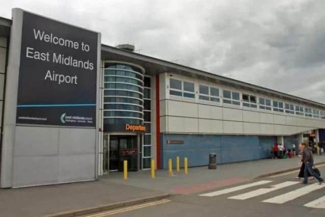 There are a few flights delayed at East Midlands Airport today