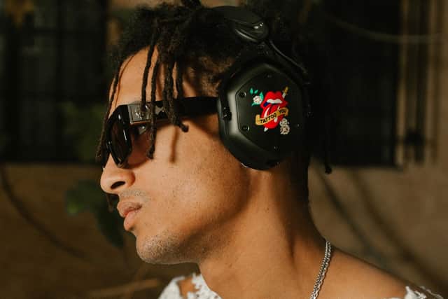 Rolling Stones branded headphones 