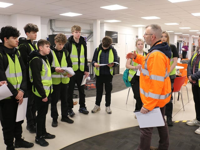Via staff explained to schools their role on the highways
