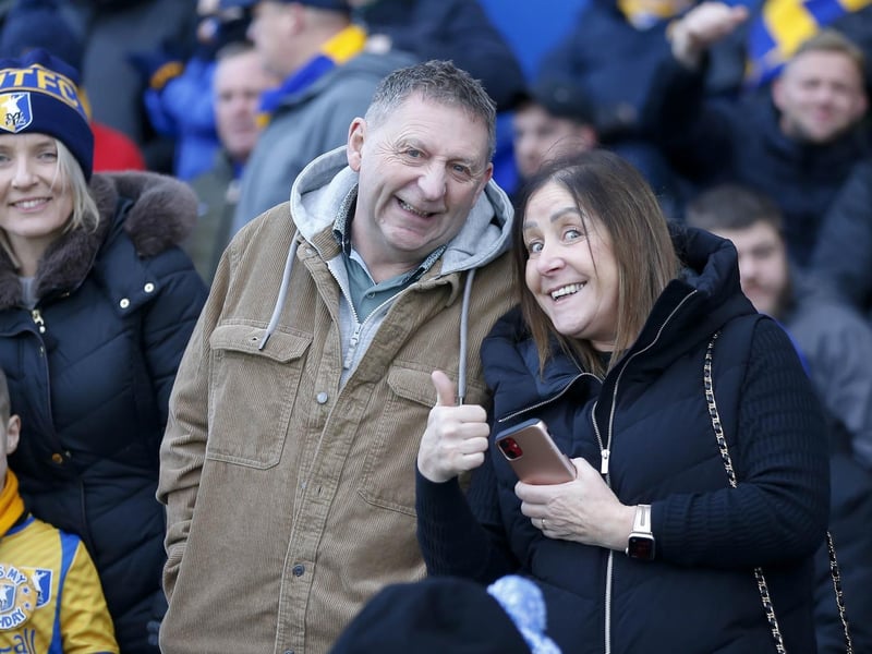 Mansfield Town fans watched their side beaten at home in the league for the first time this season.