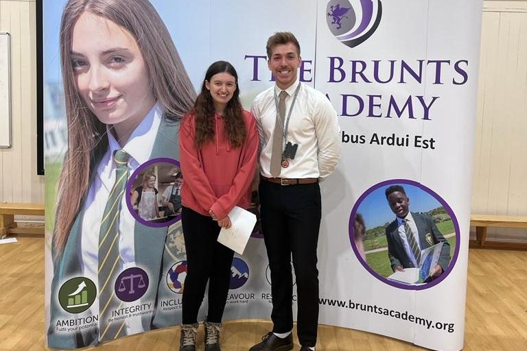Lucy Marshall is celebrating success in 11 subjects including grade 9s in biology, chemistry, English literature, geography, physics and product design; grade 8s in English language and maths; a grade 7 in French; and a grade 5 in statistics.