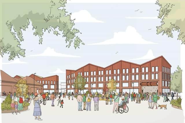 An artist's impression of the planned £14 million development in the Pond Hole and Ellis Street area of Kirkby. (PHOTO BY: Ashfield District Council)