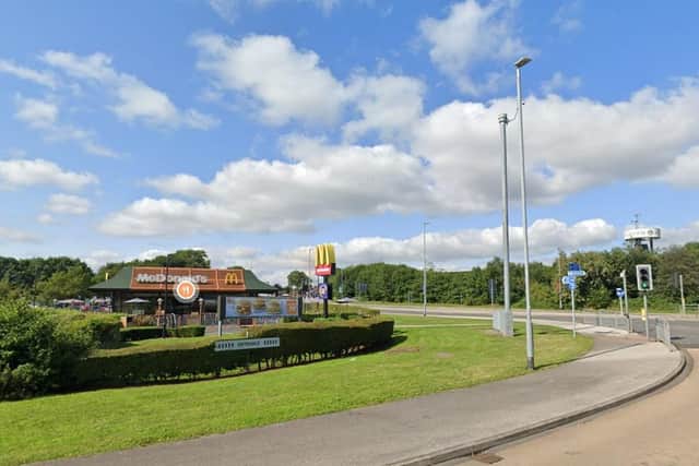 McDonald's, on Kings Mill Road East, Sutton.