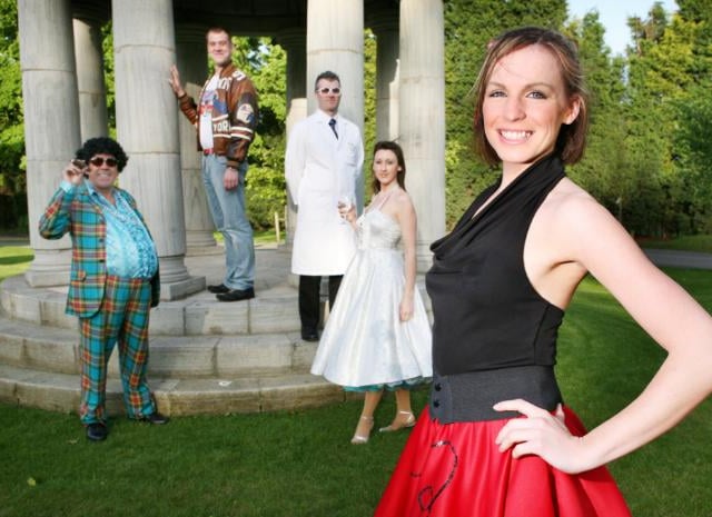 Loversall Hall was the backdrop to a murder mystery party in 2007. Members of the Barnby Dunn Players.