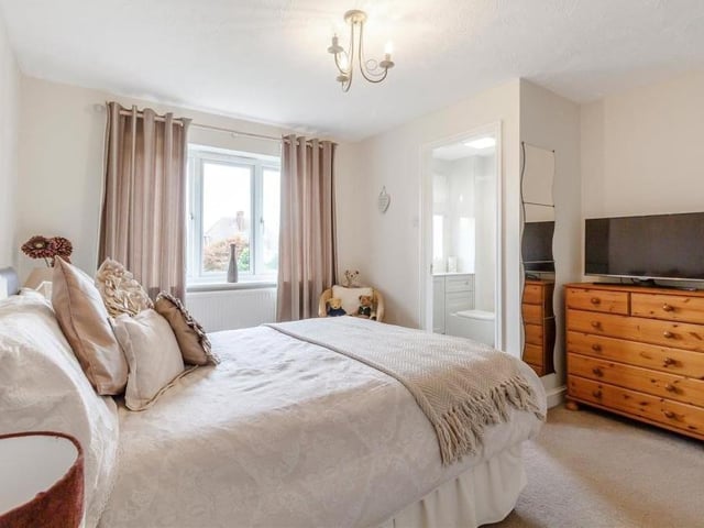 There is plenty of storage space in the second bedroom, as well as access to en suite facilities.