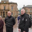 Commissioner Henry alongside partners in Mansfield town centre
