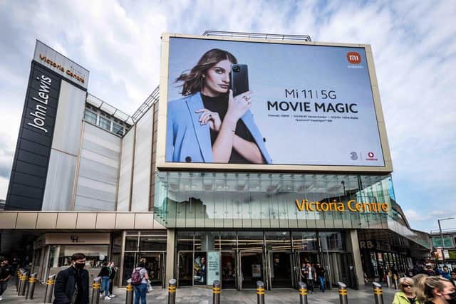 Nottingham's Victoria Centre. Shops at the centre have a host of ideas for Valentine's Day.