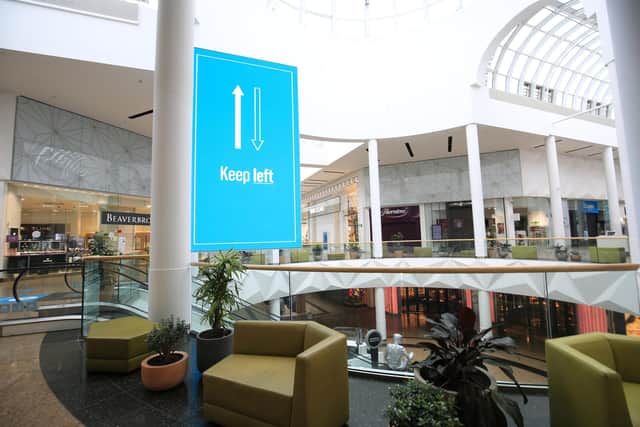New measures are in place at Meadowhall to prevent the spread of COVID-19
