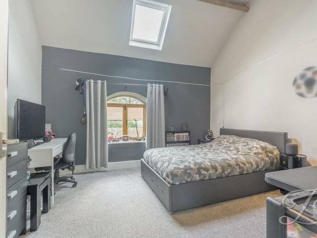 All four bedrooms are spacious and expertly presented, particularly this one, which has a touch of elegance about it.