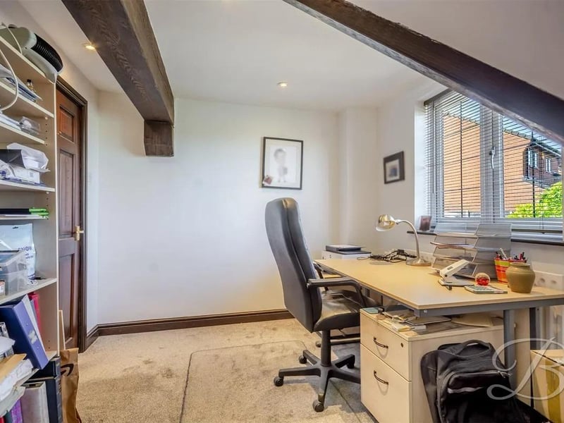 The property features ample space for a home office