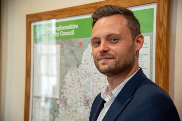 Coun Ben Bradley, leader of Nottinghamshire County Council.