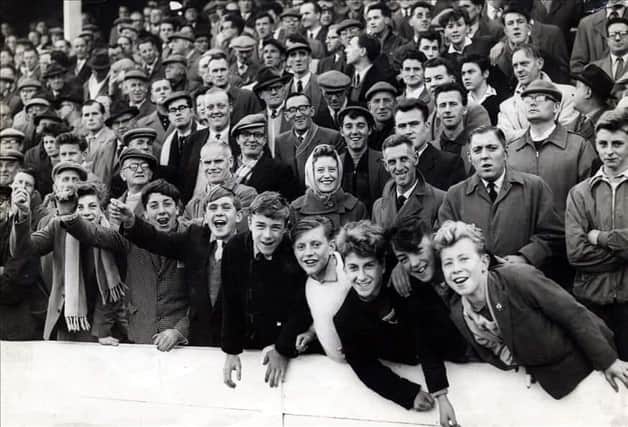 Mansfield fans at Field Mill in the early 1960's - spot any familiar faces?