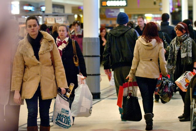 Shoppers out in force 11 years ago. Are you among them?
