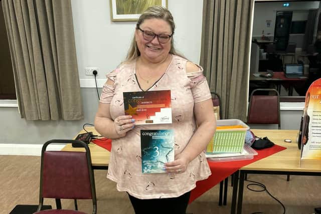 Kay has lost an incredible 3.5 stone. Photo: Submitted